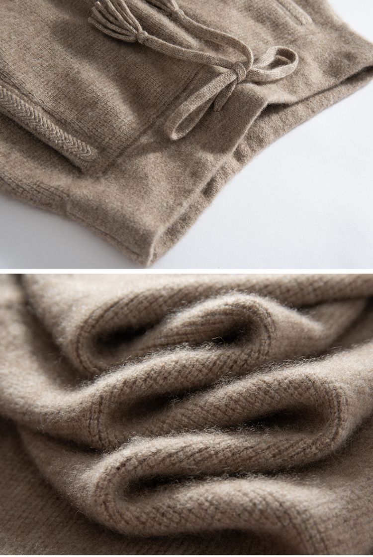 GraceChic Midi per donna autunno inverno 2025 nuova gonna aderente a un passo di media lunghezza in cashmere lavorato a maglia, versatile_voghion.com