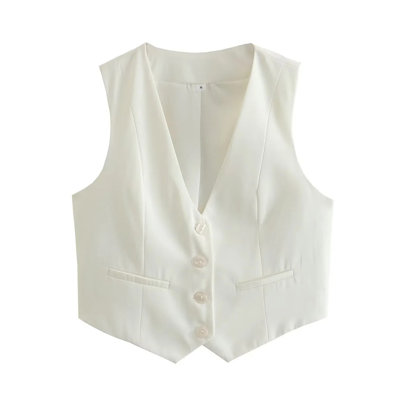 Dameskleding Zomer Casual Slim Vest Mouwloos Effen Kleur Dames Vest Top 8BS9531_voghion.com