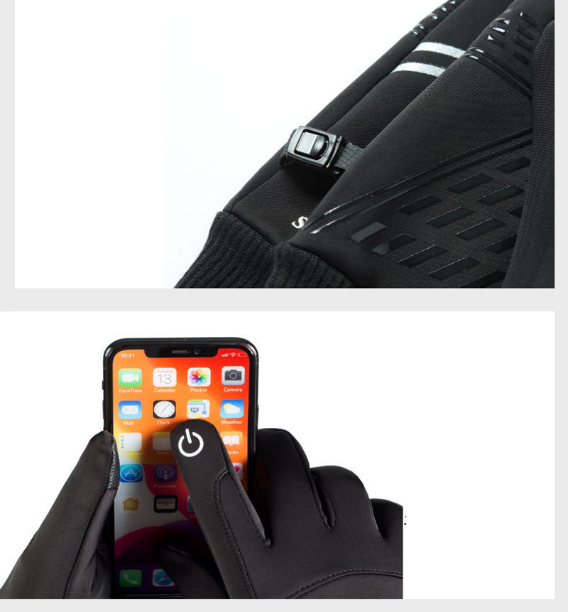 Polar de invierno unisex para hombre, cálido, con pantalla táctil, antideslizante, para montar a caballo, esquí, impermeable, a prueba de viento, para deportes_voghion.com