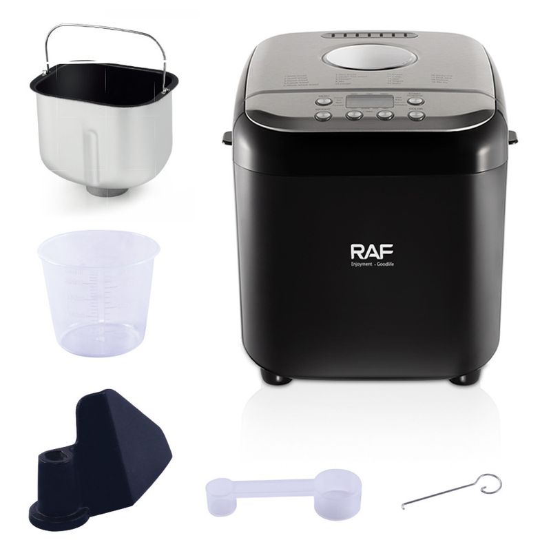 RAF Fully Automatic Bread Maker, Smart Kneading And Fermenting Machine For Homemade Loaves And Steamed Buns, Compact Toaster Oven For Home, EU Standard_voghion.com