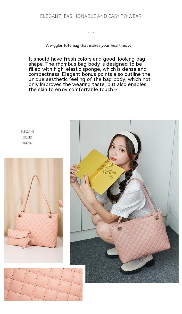 2023 nuova borsa di vendita calda Lingge filo da ricamo set di due pezzi, moda europea e americana autunno e inverno nuova borsa a tracolla_voghion.com