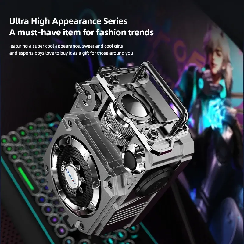 Mini bärbar Bluetooth-högtalare i nisk stil med TF-kortinsättning, hög volym musikspelare, HIFI-stereo, trådlös_voghion.com