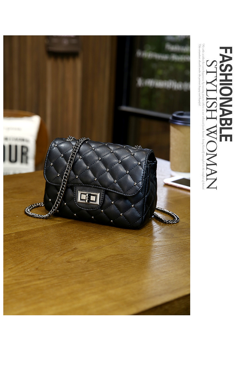 Diamond chain bag spring and summer new style mini women's bag shoulder messenger bag_voghion.com