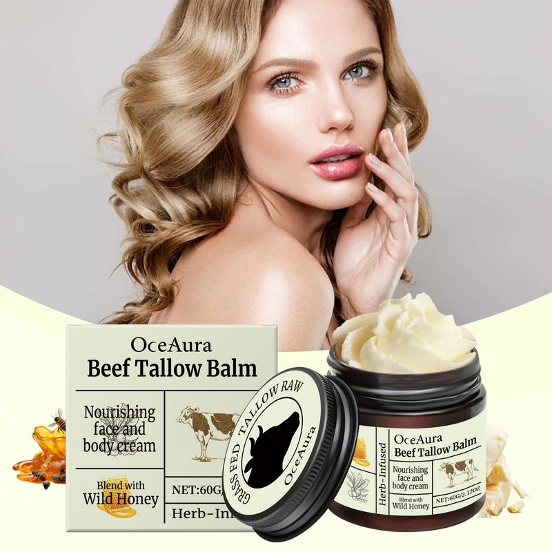 Crema nutriente e idratante al burro e miele OCEAURA. Idrata profondamente la pelle, previene la secchezza e nutre delicatamente il viso._voghion.com