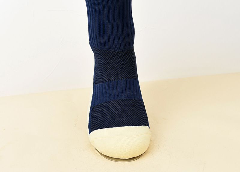 Calzini da calcio da uomo in spugna con fondo spesso, calzini da calcio in rete traspiranti antiscivolo a pois, calzini da basket d'élite, da corsa_voghion.com