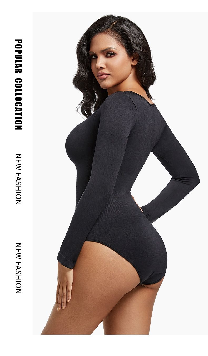 Nahtloser Shapewear-Bodysuit für Damen – Bauchkontrolle, Po-Lifting und Brustunterstützung – Schlankmachende Unterwäsche mit hoher Taille für ganztägigen Komfort_voghion.com