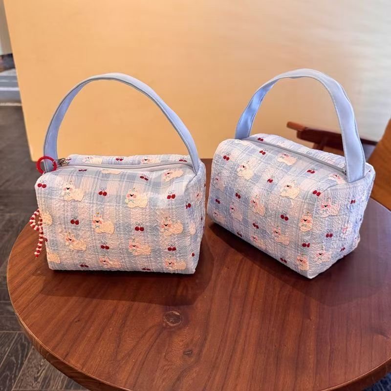 Herbst/Winter Neue Aufbewahrungstasche Große Kapazität Tragbare Kulturtasche Reise Make-Up Handtasche_voghion.com