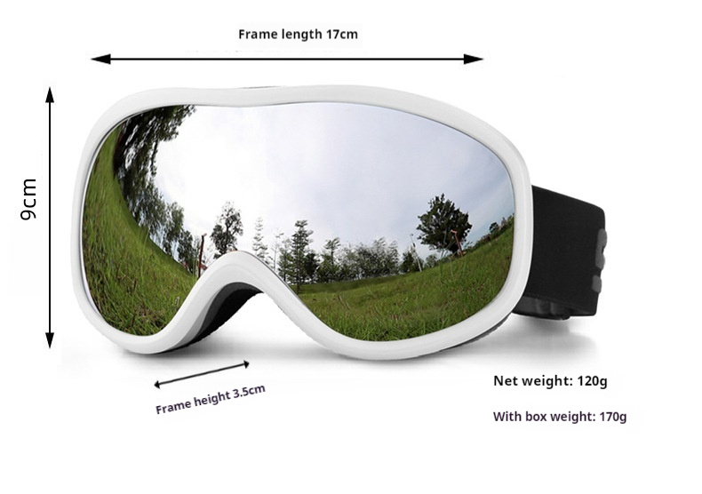 Modieuze en veelzijdige sferische skibril, dubbellaagse anti-condens outdoor skibril voor mannen en vrouwen_voghion.com
