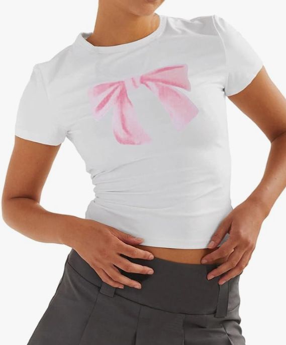 Women's Clothing Cute Printed Colored Cotton T Shirt_voghion.com