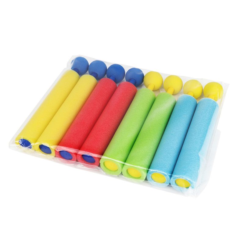 Wasserpistole aus Schaumstoff zum Ziehen und Sprühen – EVA-sichere Wasserpistole für Kinder zum Spielen am Strand, im Pool und im Freien (21,5 cm/33 cm/38 cm)_voghion.com