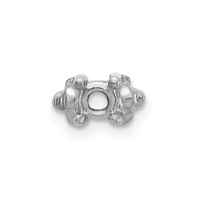 14k White Gold Head, Up To 2.75mm Dia., X852 Add-a-Diamond Bracelet_voghion.com