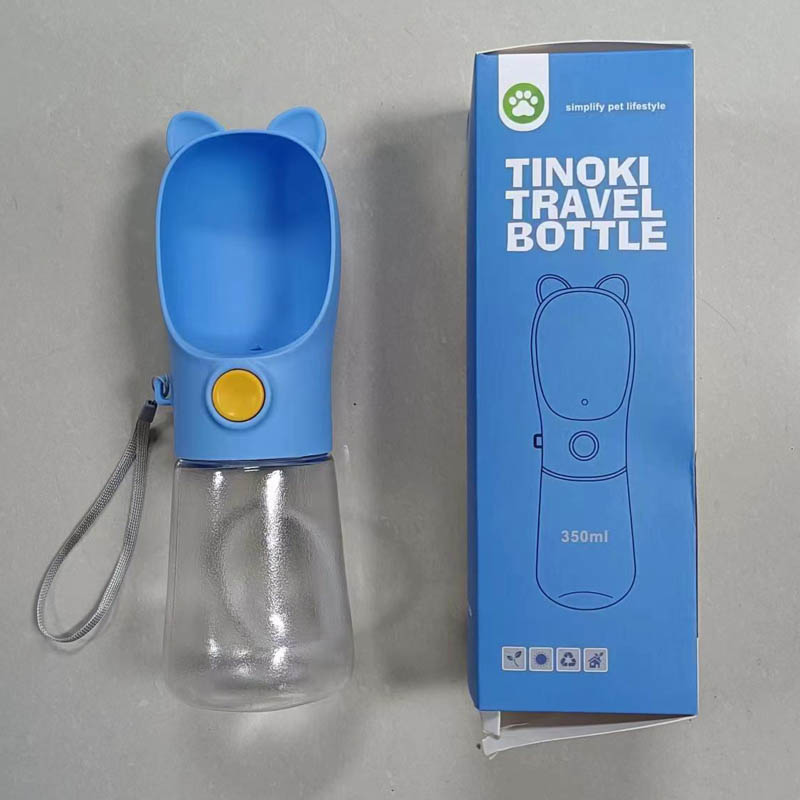 350 ml Haustier-Wasserflasche für kleine und mittelgroße Hunde und Katzen, Schüssel für Spaziergänge im Freien, Welpen, Reise-Wasserflaschen, Haustier-Trinknapf für Hunde_voghion.com