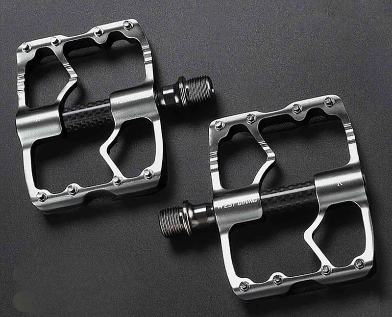 Xiqizhe Bicycle Aluminum Alloy 3 Bearing Mountain Road Bike Pedal Carbon Fiber Shaft Sleeve_voghion.com