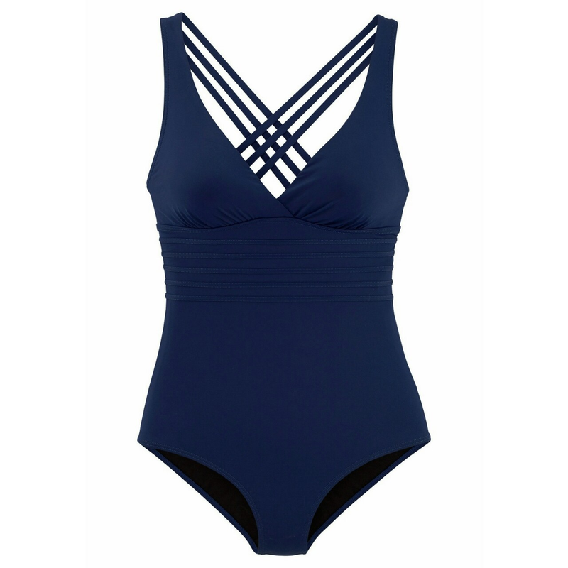 Nouveau 2022 Deep V Sexy dos ouvert une pièce maillot de bain dos croisé solide maillot de bain_voghion.com