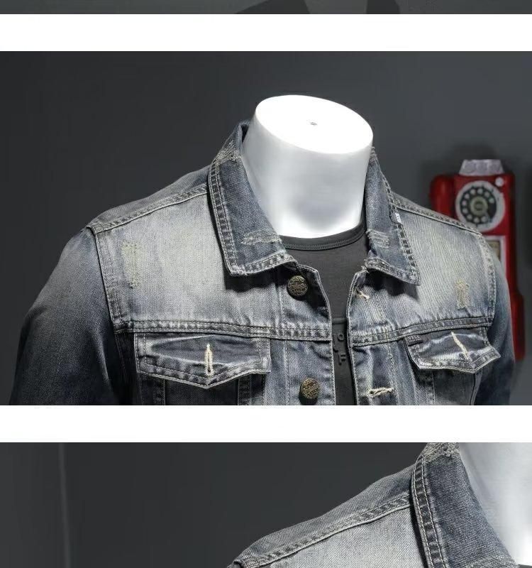 Jaqueta masculina retrô com zíper e gola alta, roupa de trabalho para ciclismo e motocicleta_voghion.com