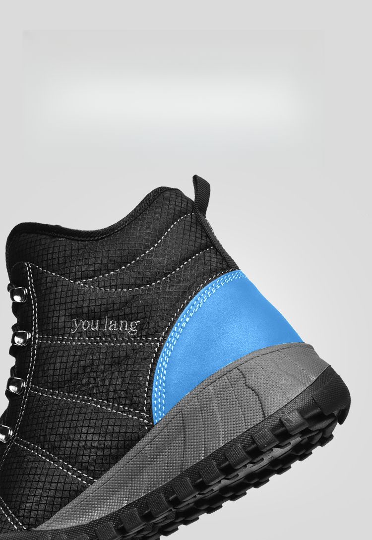 High-Top Cotton Men's Boots Warm Thickened Waterproof Snowproof Snow Boots_voghion.com