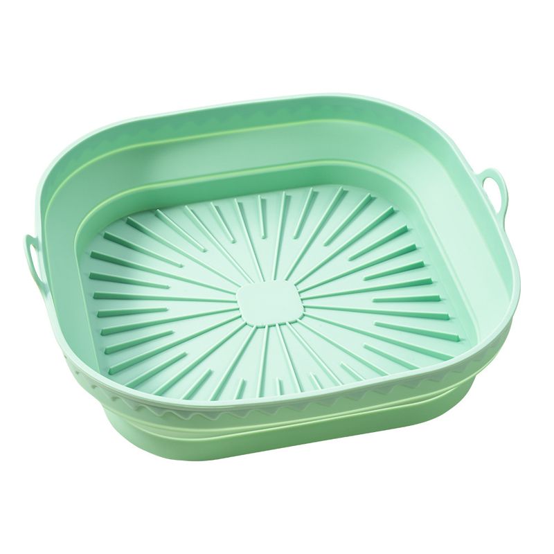 Airfryer Siliconen Bakplaat Multifunctionele Bakplaat Voedselveilige Bakplaat Hoge Temperatuur Opvouwbare Plaat_voghion.com