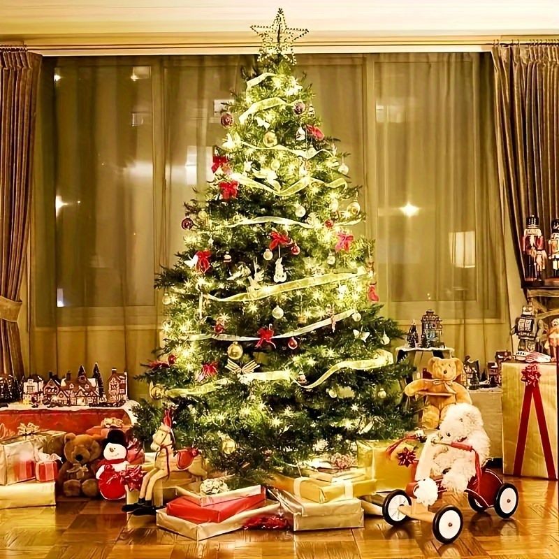 1 pz Luci di Natale a LED per esterni Luci a stringa 8 modalità di illuminazione Luci decorative per le vacanze per alberi RV Casa Giardino_voghion.com