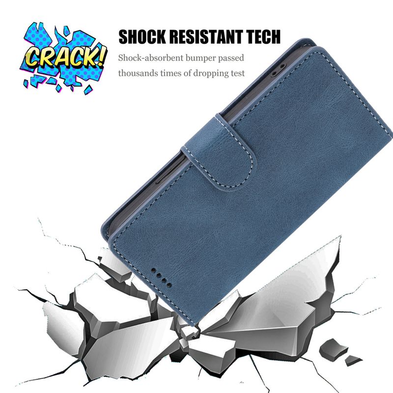 Husă din piele potrivită pentru iPhone 16, husă pentru telefon mobil cu 12 carduri, volum reglabil stânga și dreapta, husă de protecție pentru telefon mobil_voghion.com