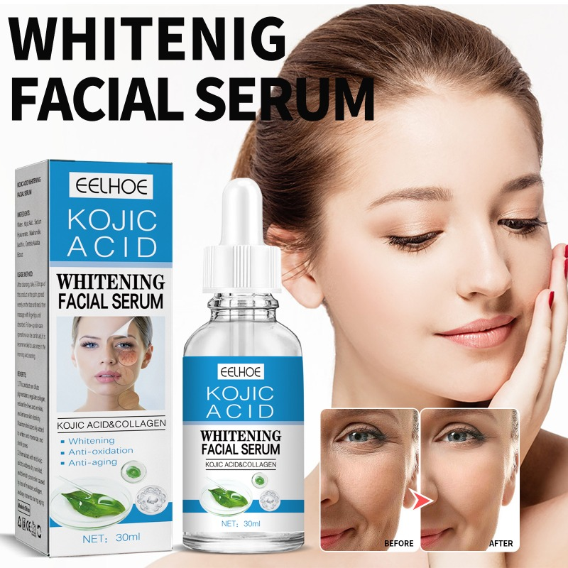 Eelhoe – nouveau sérum pour le visage blanchissant à l'acide, ridules, éclaircit les taches, ton de la peau, rajeunit, Anti-âge coréen, 30ml_voghion.com