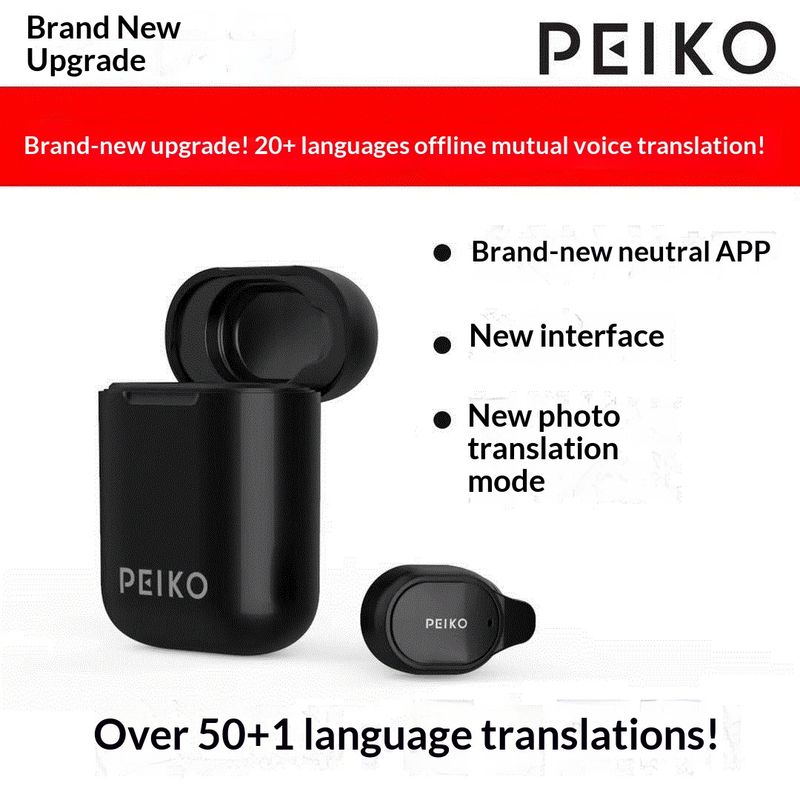 NeoGear Cross-Border Hot-Selling Peiko Smart Wireless 5.0 Single-Sided Business Mini Bluetooth Earphones In Stock_voghion.com