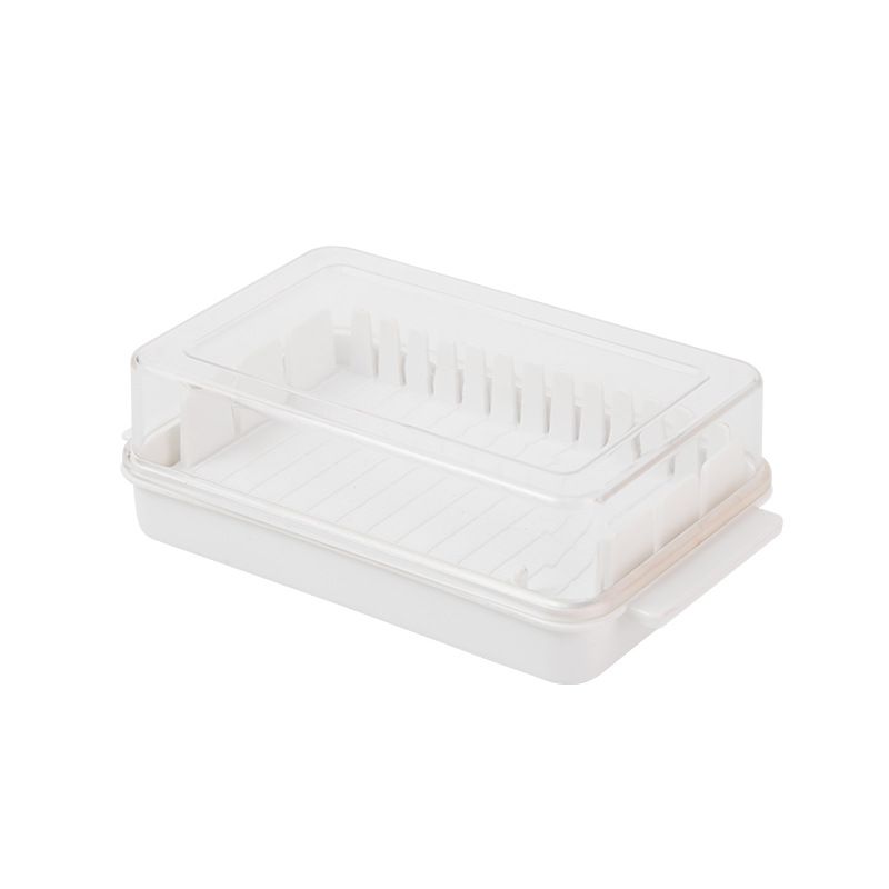 Butter Cutting Storage Box Transparent Large-capacity Low-temperature Resistant Refrigerator Storage Cheese Fresh-keeping Box_voghion.com