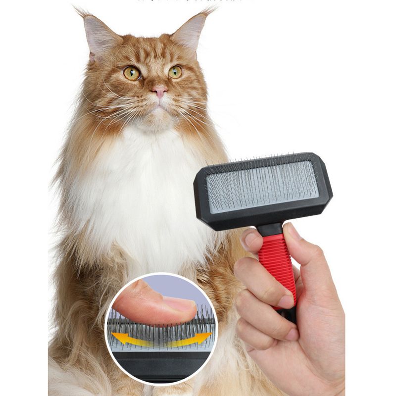 Comb For Removing Loose Hair, Shedding, Grooming Needle Detangling, Fluffy Dog Cat Comb, Pet Supplies_voghion.com