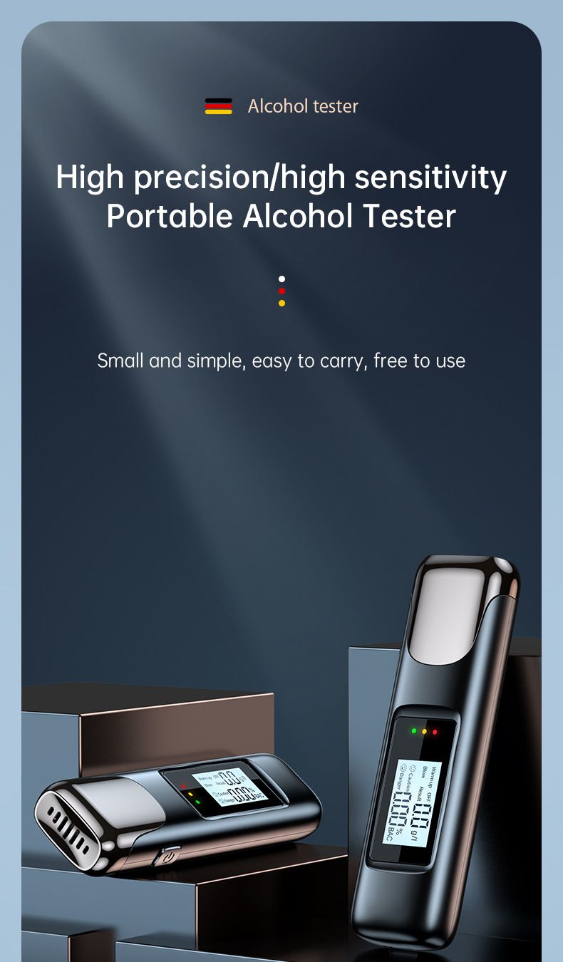 High-Precision Drunk Driving Detector Hot-Selling Breath Alcohol Tester_voghion.com