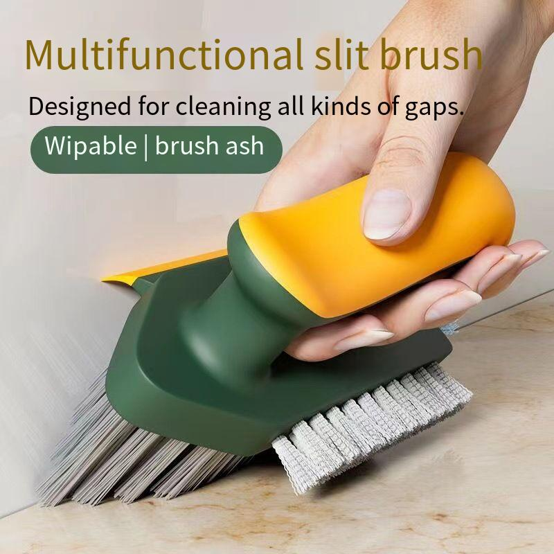 Household Multi-Functional Floor Scraper Integrated Bathroom Corner Gap Toilet Cleaning Brush_voghion.com