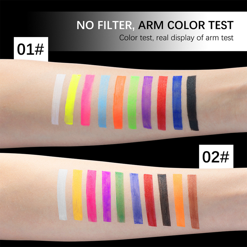 carina Ibcccndc10 human body painting pigment water-soluble Halloween children's DIY fluorescent face color_voghion.com
