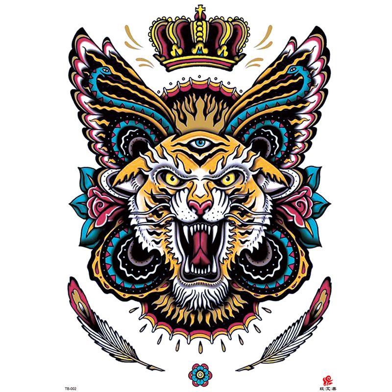 Full Waterproof Large Back Tattoo Sticker_voghion.com