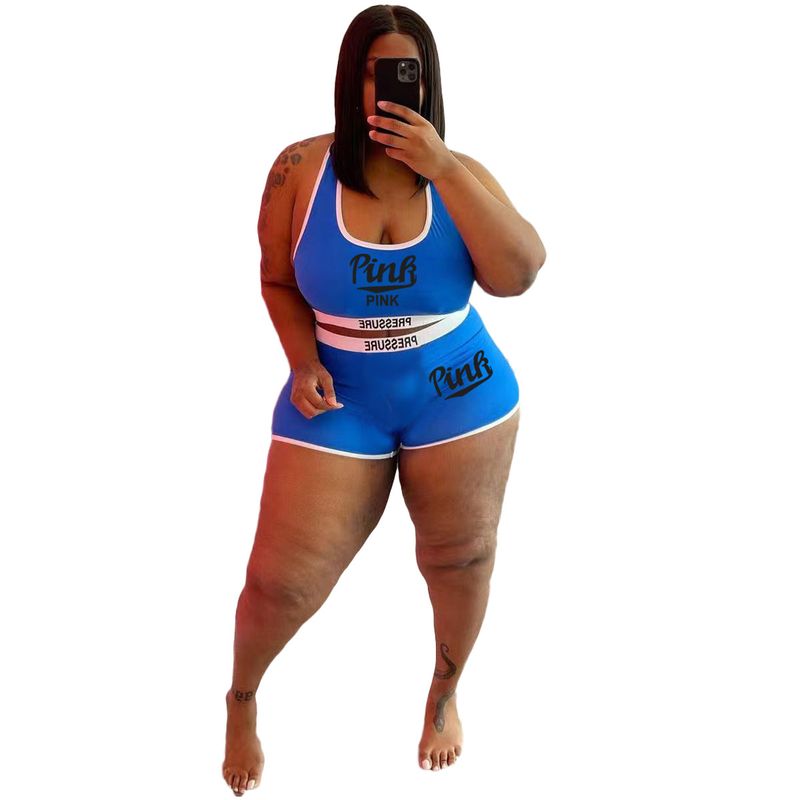 Women's Clothing Independent Station Fashion Casual Sexy Letter Print Swimsuit Two-piece Set_voghion.com