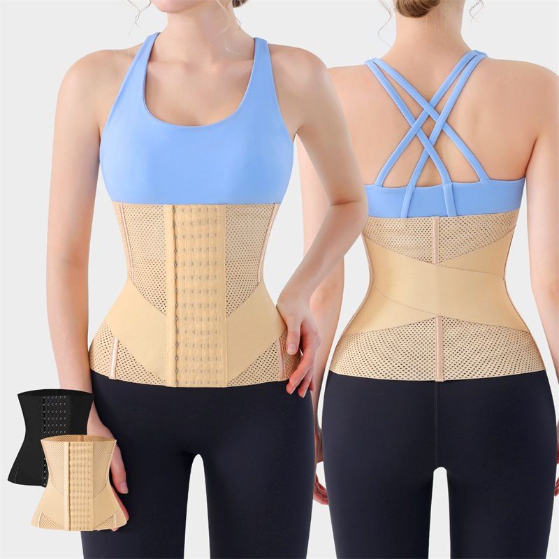 VoleFox Polyester Tummy Wrap For Women Summer Breathable Waist Trainer Slimming Belt For Fitness_voghion.com