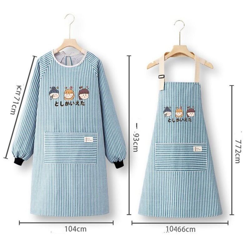 Nuovo grembiule da cucina in puro cotone traspirante, stile coreano, alla moda, per uomini e donne._voghion.com