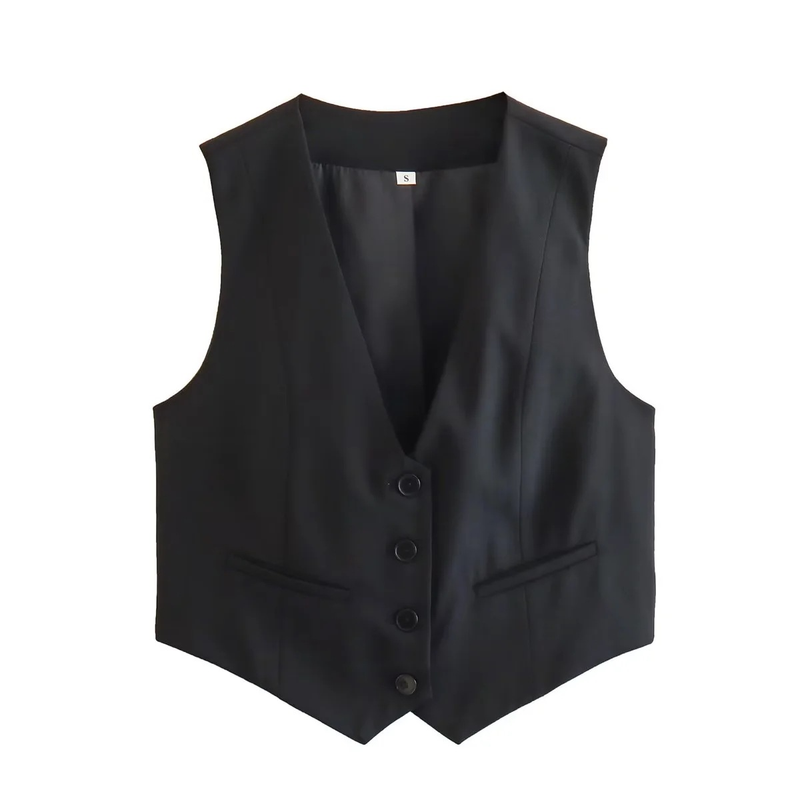 Dameskleding Zomer Casual Slim Vest Mouwloos Effen Kleur Dames Vest Top 8BS9531_voghion.com
