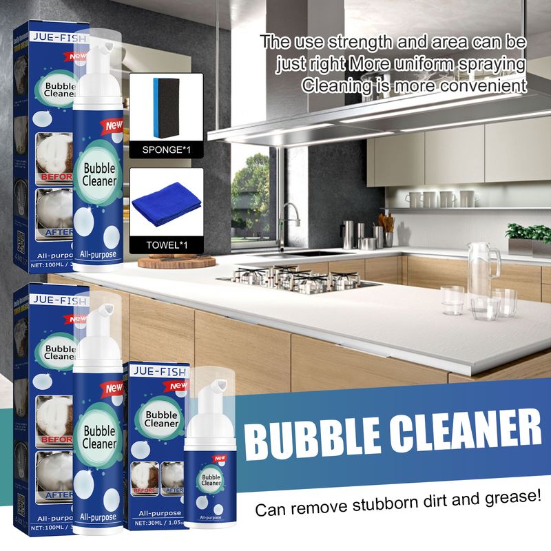 Jue-Fish Oil Skumrengöring Multifunktionell tungoljeskumrengöring för spisfläkt_voghion.com