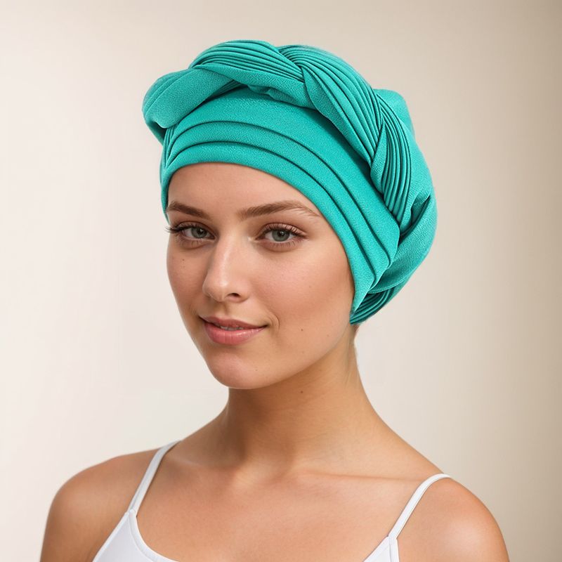 Pălărie musulmană cu trei boruri, împletitură groasă, turban, înfășurare_voghion.com