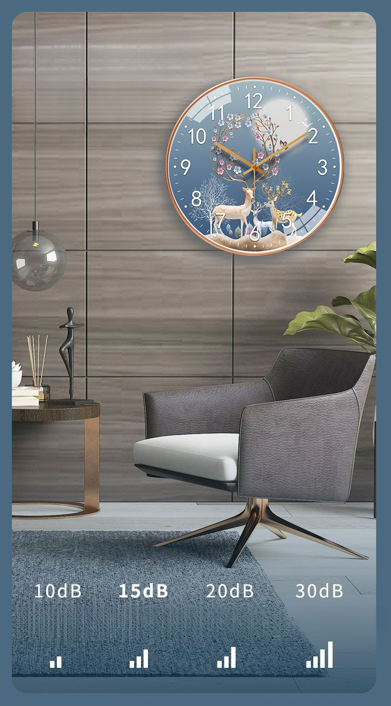Orologio da tavolo moderno semplice da parete per camera da letto, soggiorno, casa, personalità creativa, silenzioso, senza fori_voghion.com