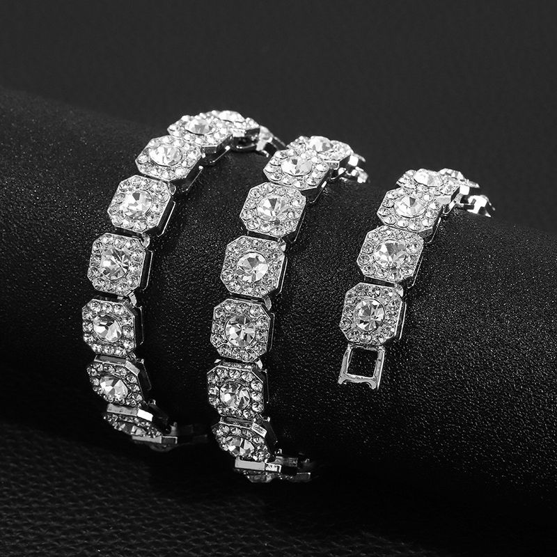 Lätt lyx stil rund legering rock socker kubansk kedja personlighet halsband nyckelben sexig disco slitage rock socker kedja_voghion.com
