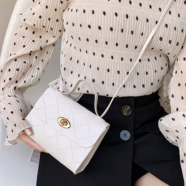 Umhängetasche Für Frauen Trend Weibliche Schulter Tasche Mode Damen Umhängetaschen Einfarbig Hohe Qualität Elegante Dame Handtaschen_voghion.com