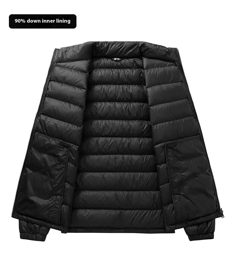 Goose Down Outdoor 3-in-1 Men's Winter Insulated Jacket With Removable Down Liner Versatile 3-in-1 Hiking Jacket With Triple Protection_voghion.com