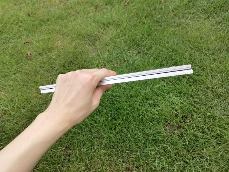 Ultra-Light Aluminum Folding Table - Instant 1-Second Setup Camping Desk For Picnics, BBQ, Fishing (Compact 29.8×21×7.5cm) With Carry Bag_voghion.com