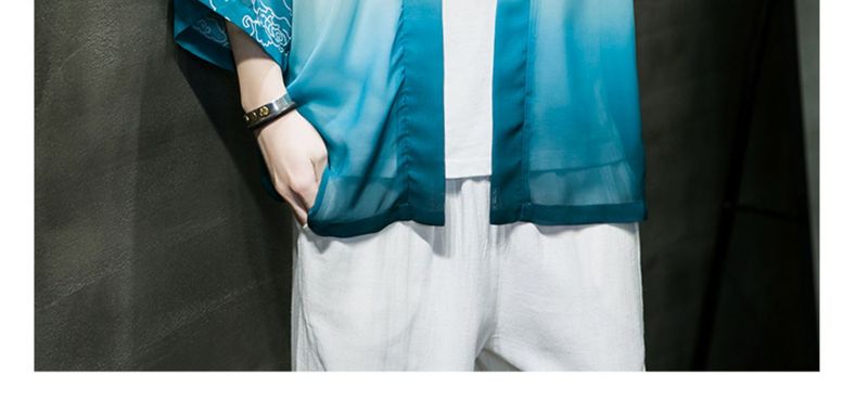 Costume Han chinois en mousseline de soie, vêtements de protection solaire de printemps et d'été anciens_voghion.com