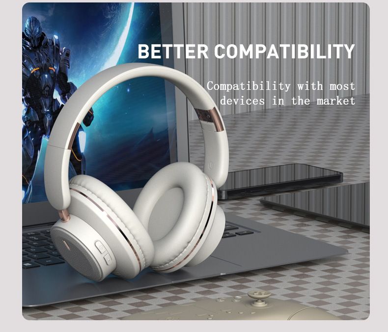 Bluetooth Headphones New H9 Head Mounted Bluetooth Headset Wireless Foldable Sports Ultra Long Battery Life Game Heavy Bass Headset_voghion.com