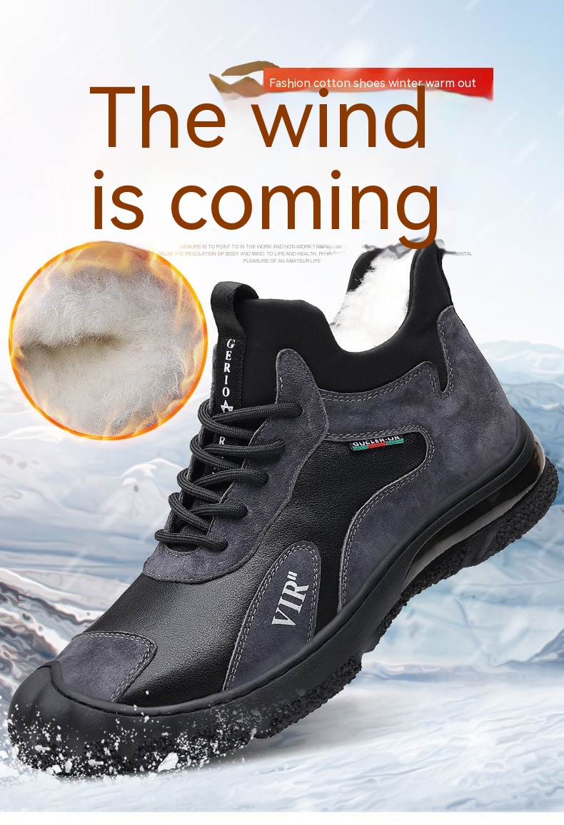 Man Comfortable Work Shoes Running Shoes Sneakers Mesh Footgear Footwear_voghion.com