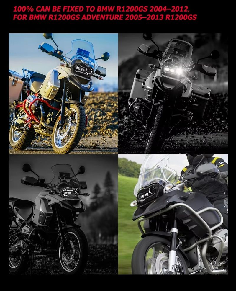 Motorräder Zubehör Led Lichter Scheinwerfer Für 2005 Bmw R 1200 Gs Adv 1200 Teile Gs R1200 Körper Motorrad Led Scheinwerfer_voghion.com