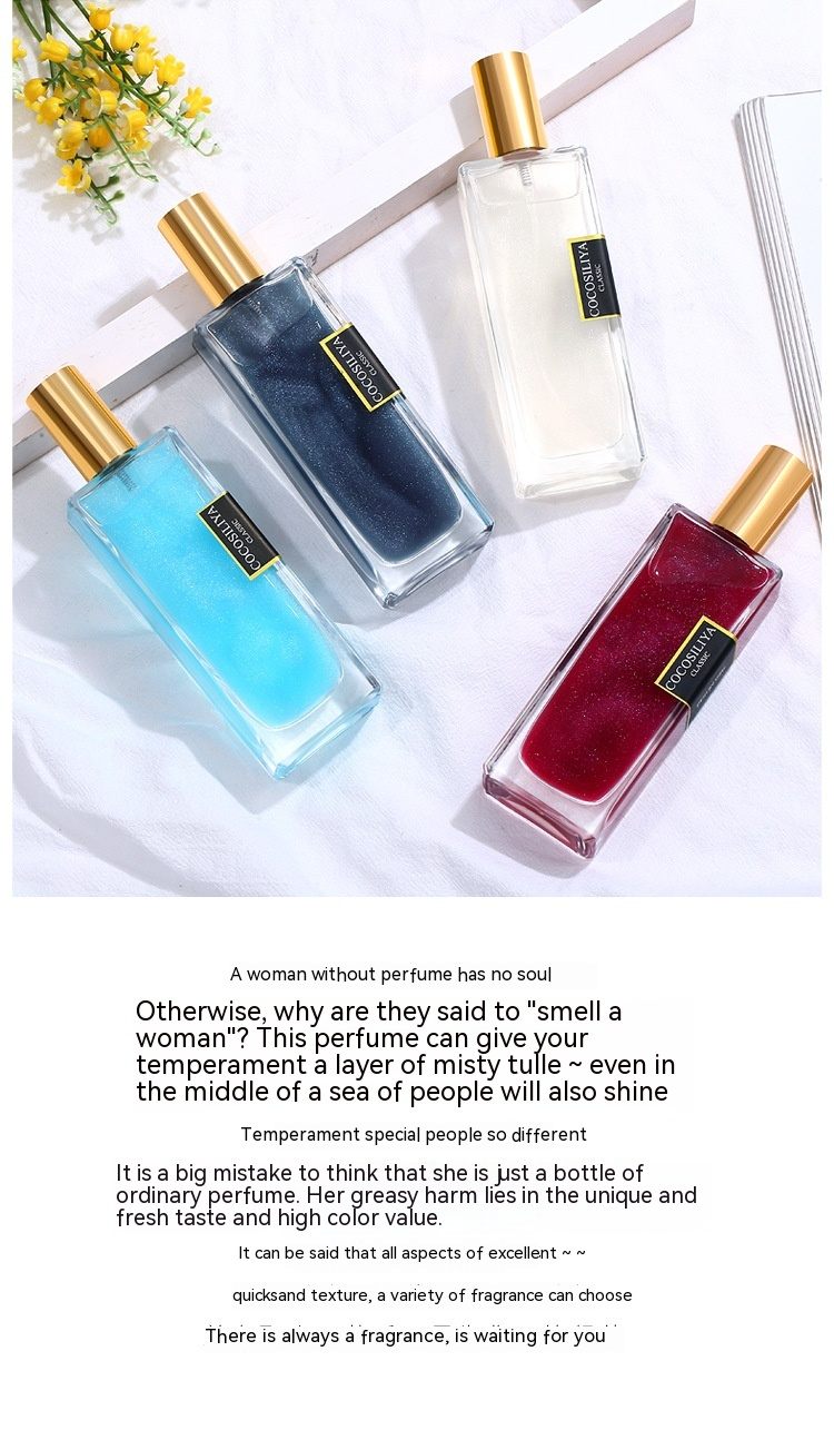 Nuovo profumo da donna 2023 COCOSILIYA Gold Quicksand Profumo da donna Regalo fresco e durevole_voghion.com