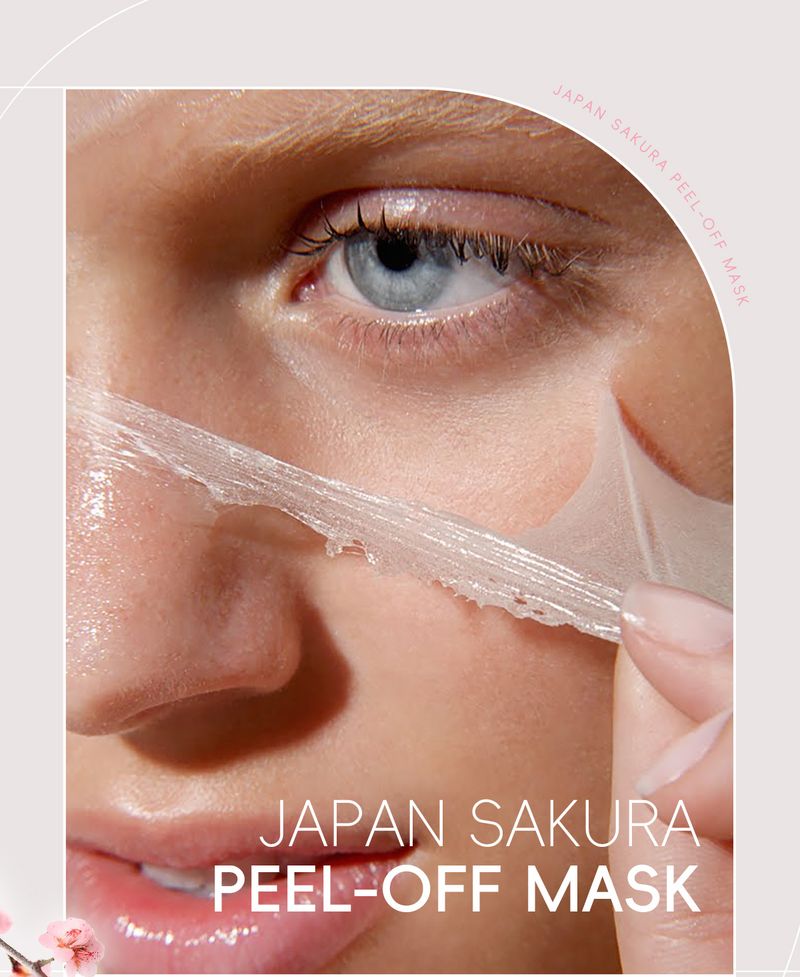 Version Laikou Sakura Peel Off Mask 50g (slang) Rengör porer, återfuktar och återfuktar hudvård_voghion.com
