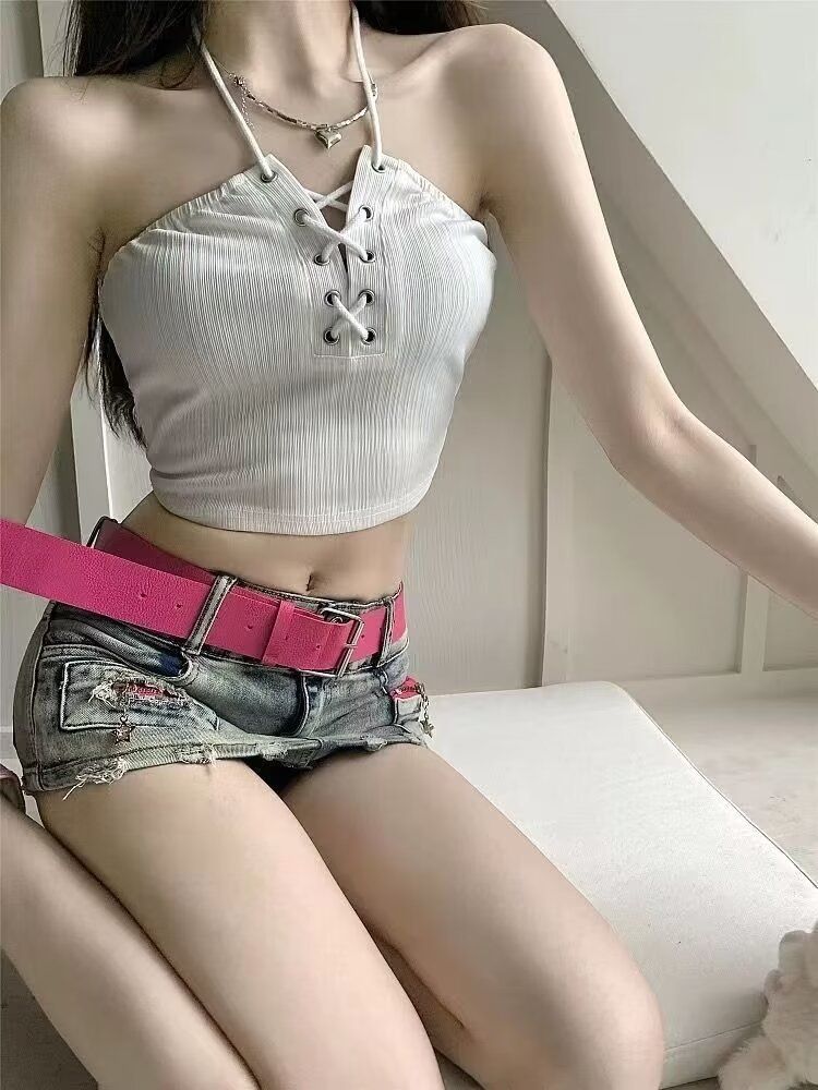 Women's Clothing Shorts low waist sexy A-line package buttock skirt miniskirt woman_voghion.com
