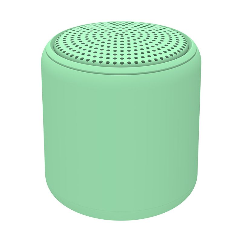 2024 New Macaron Metal Speaker Gift Mini Bluetooth Circular Subwoofer Outdoor Convenient_voghion.com